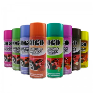 Goede Kwaliteit Siliconen Lederen Band Wax Car Care Aerosol Spray Wax Cockpit Heldere Spray